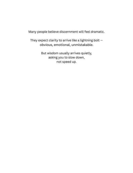 Discernment: Hearing God's Word In A Noisy World